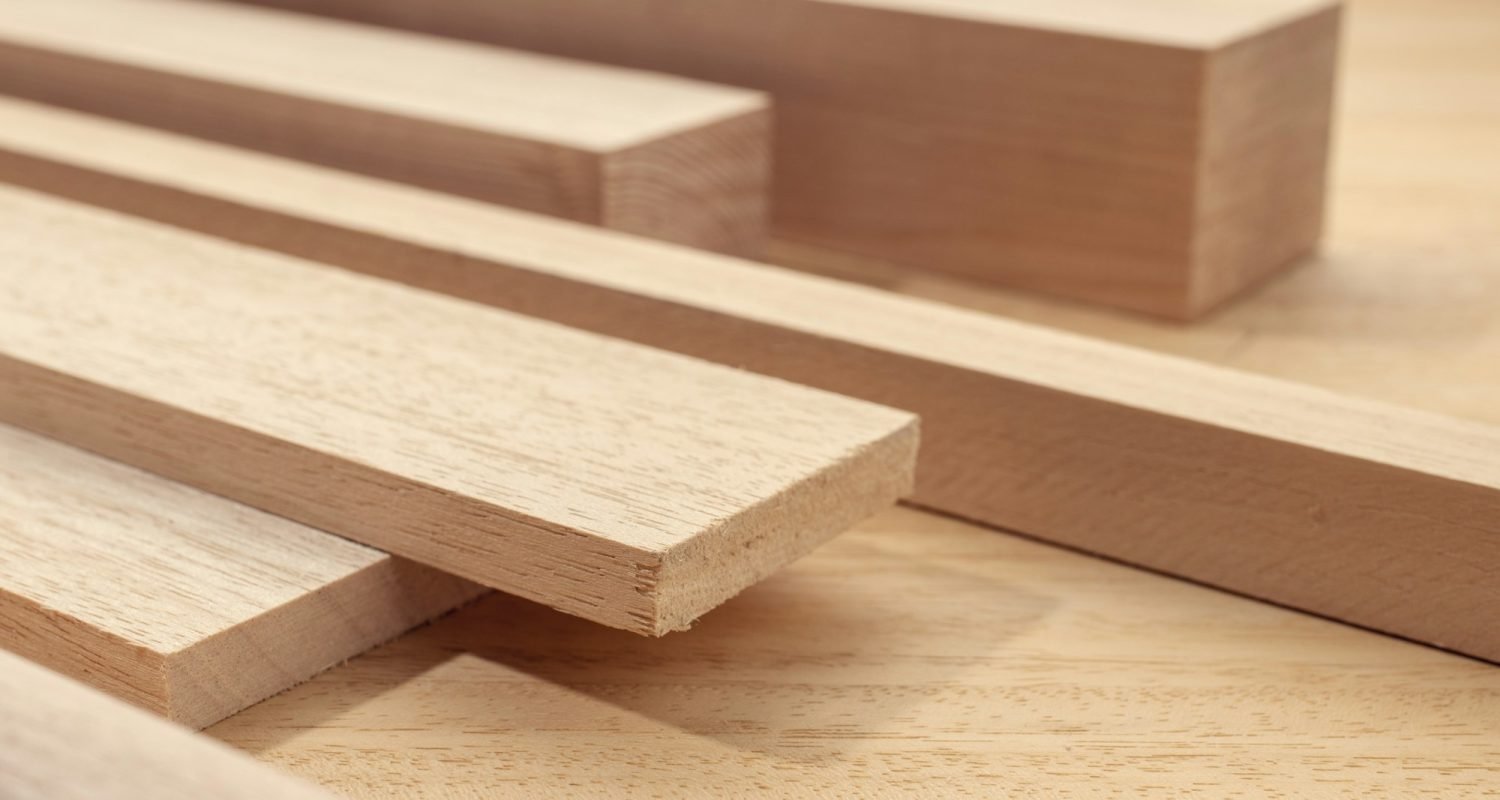 timber for carpentry close up
